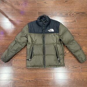 North Face Dark Green Puffer